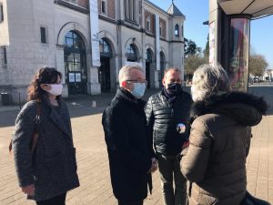Blois visite chantier Théâtre